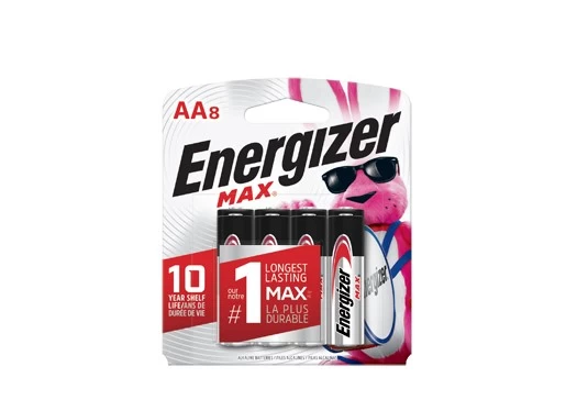 BATTERIES ENERGIZER AA – PAQUET DE 8
