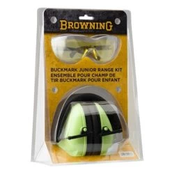 BROWNING PROTECTEUR AUDITIF ET LUNETTE JUNIOR RANGE KIT VERT