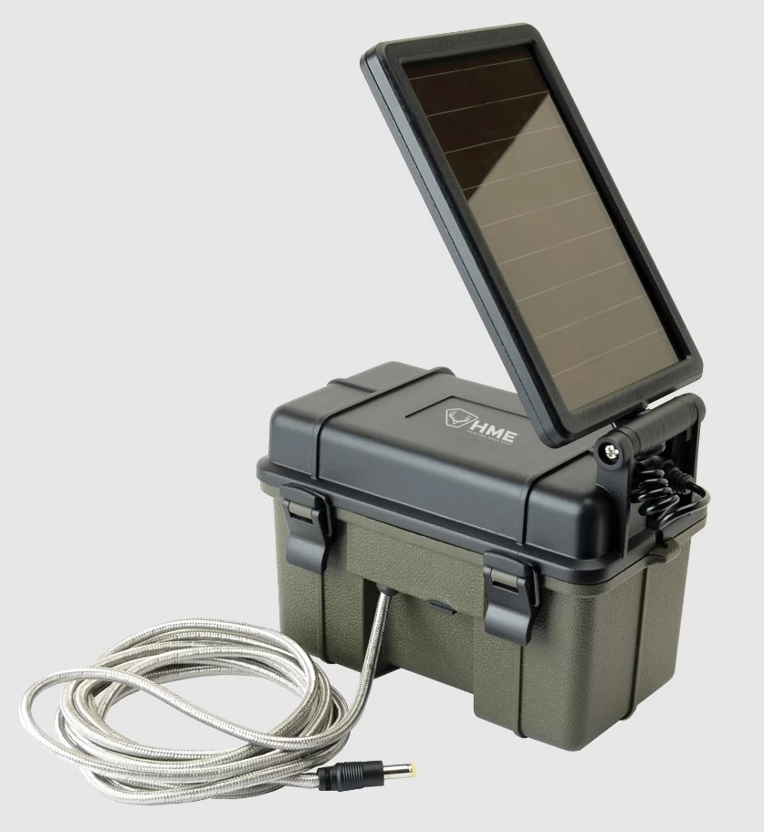 HUNTING MADE EASY BATTERIE 12V AVEC PANNEAU SOLAIRE