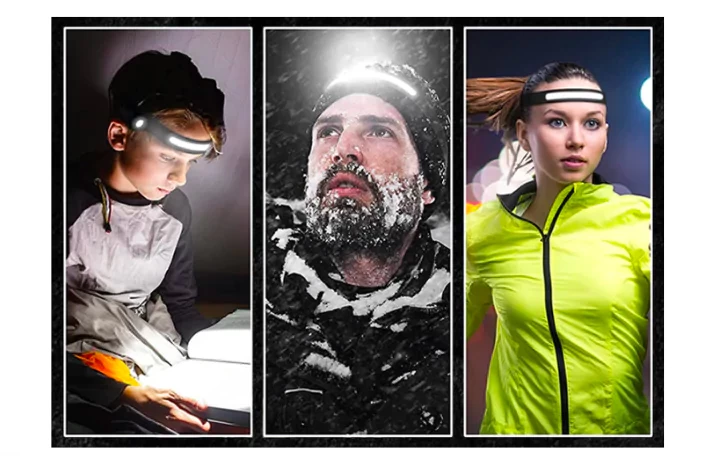 LAMPE FRONTALE 550 LUMENS À FAISCEAU LARGE - Image 2