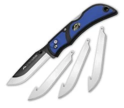 OUTDOOR EDGE COUTEAU RAZOR-LITE EDC 4 LAMES BLISTER 3.0″ , BLEU