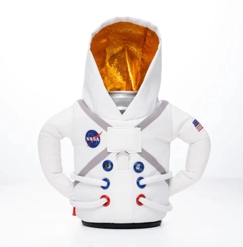 PUFFIN COUVRE BOISSON THE SPACE SUIT, SANDY WHITE
