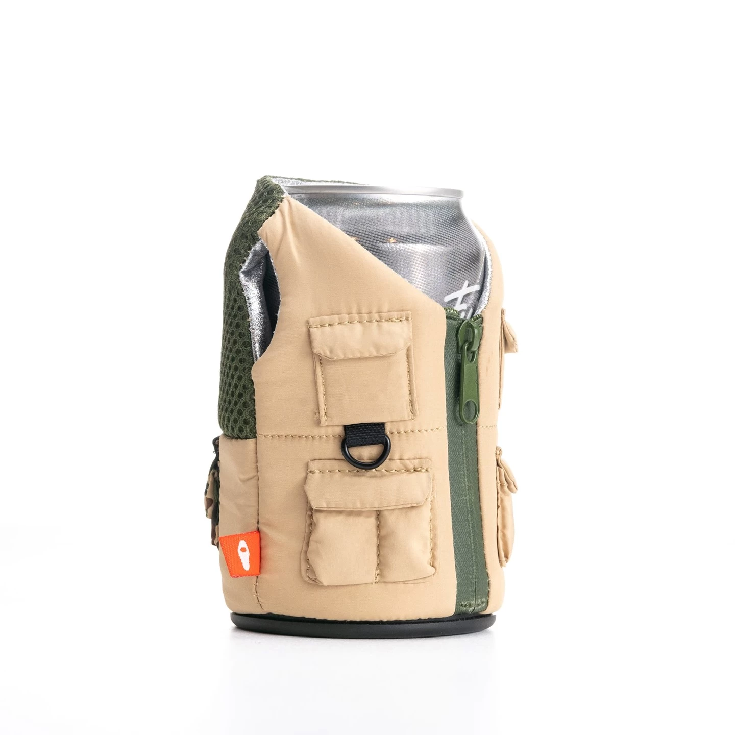 PUFFIN DRINKWEAR COUVRE BOISSON THE ADVENTURER, TACO TAN/OLIVE GREEN - Image 6