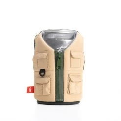PUFFIN DRINKWEAR COUVRE BOISSON THE ADVENTURER, TACO TAN/OLIVE GREEN