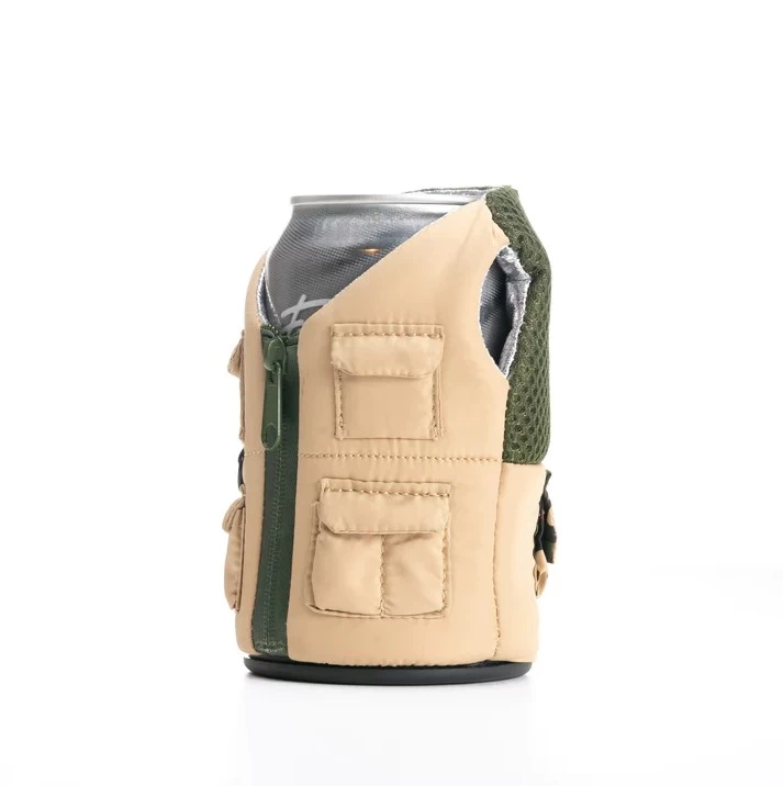 PUFFIN DRINKWEAR COUVRE BOISSON THE ADVENTURER, TACO TAN/OLIVE GREEN - Image 4