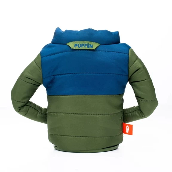 PUFFINDRINKWEAR COUVRE BOISSON THE PUFFY, OLIVE GREEN/VARSITY BLUE - Image 3