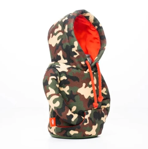 PUFFIN COUVRE BOISSON THE HOODIE, WOODSY CAMO/PUFFIN RED - Image 2