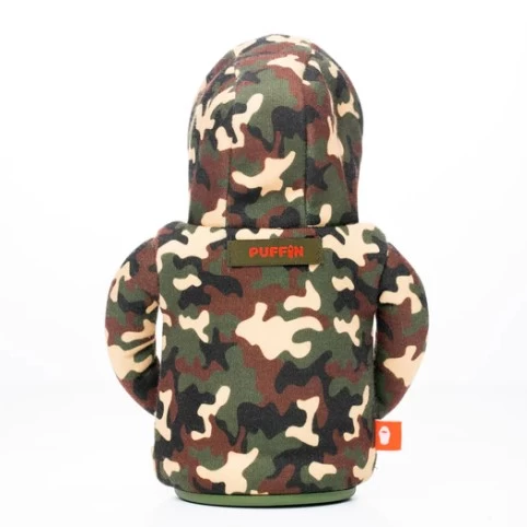 PUFFIN COUVRE BOISSON THE HOODIE, WOODSY CAMO/PUFFIN RED - Image 6