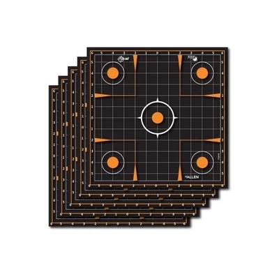 CIBLE PAPIER ALLEN EZ-AIM “SIGHT-IN” 12″X12″ 5 PAR PAQUET